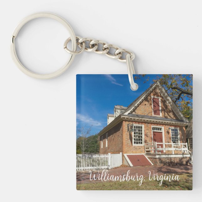 Llavero Colonial Williamsburg Virginia (Frente)