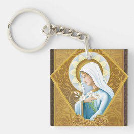 Llavero Color de rosa místico