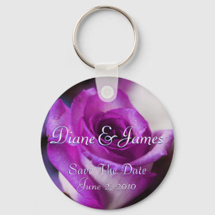 Llavero Color de rosa púrpura