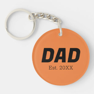 Llavero Color de tendencia - Cadena de teclas de mandarina