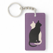 Color del color Negro Gato Blanco Duo Yang Style