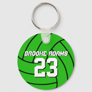 Llavero Color del Personalizar Keychain del equipo deporti