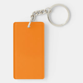 Llavero Color sólido del Naranja de seguridad
