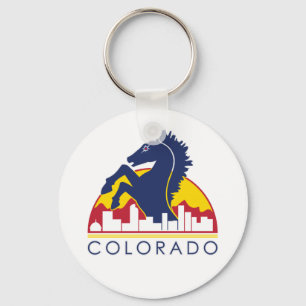 Llavero Colorado Blue Horse
