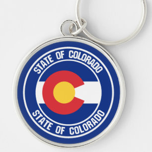 Llavero Colorado Round Emblem
