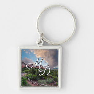 Llavero Colorado Sleeping Gigante Sunrise Square Keychain