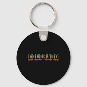 Llavero Colorado Vintage Montañas Rocosas Naturaleza Exter