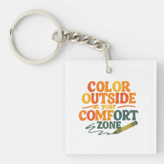 Llavero Colorea fuera de tu zona de confort