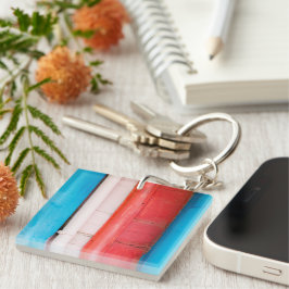 Llavero Colores caribeños - abstracto