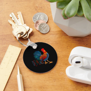 Llavero Colores Cursillo Colorful Rooster