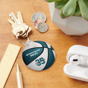 Llavero Colores de equipo blanco verde azulado regalos dep