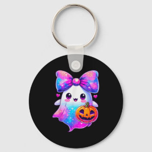 Llavero Colores de la galaxia de Halloween Fantasma Calaba