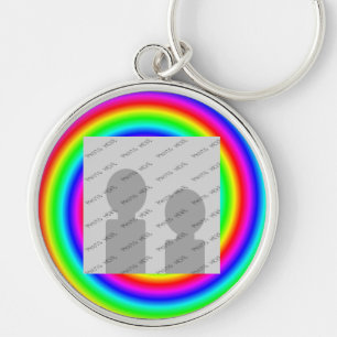 Llavero Colores del arco iris. Brillante y colorido. Foto