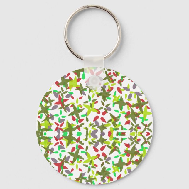 Llavero colores Navidades clásicos brillantes (Anverso)