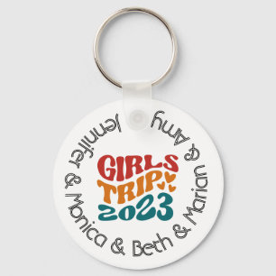 Llavero Colores y texto del Personalizable Trip 2023 de lo