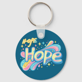Llavero Colorful Hope Graffiti - Y2K Sparkle Aesthetic