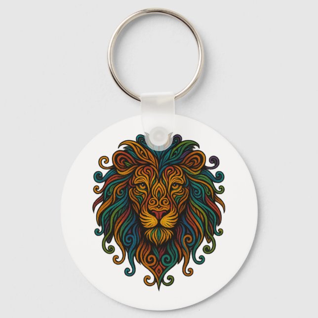 Llavero Colorful Lion (Anverso)