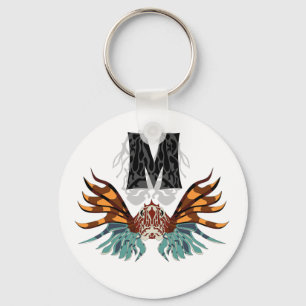 Llavero Colorful Lionfish Monogram