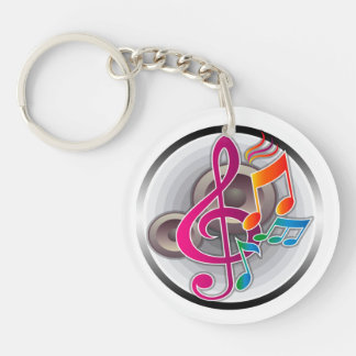 Llavero Colorful Music Notes