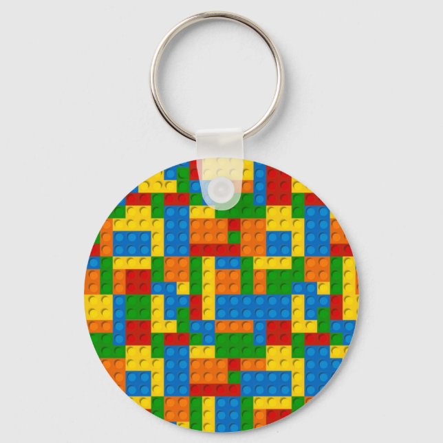 Llavero colorful plastic blocks (Anverso)