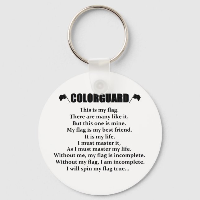 Llavero Colorguard Cadence Keychain (Anverso)