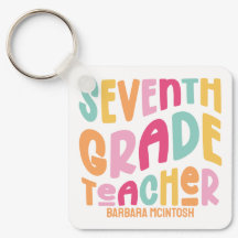 Colorida Apreciación Docente de Séptimo Grado