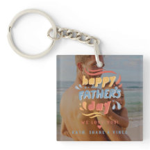 Colorida foto personalizada del Día del Padre