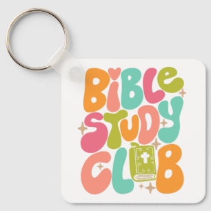 Llavero Colorida Keychain del Club de Estudio de la Biblia