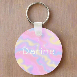 Llavero Coloridas esparkles Rainbow Girly