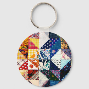 Llavero Colorido Cuchillo de mosaico Cláusula Colorida