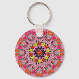 Llavero Colorido floral