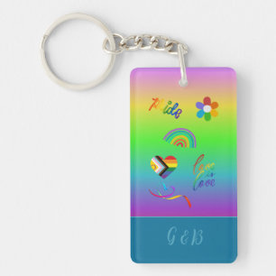 Llavero colorido mes del orgullo gay lgbtq