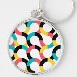 Llavero Colorido, moderno, alegre, divertido y geométrico
