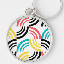 Colorido, moderno, divertido, gráfico geométrico a