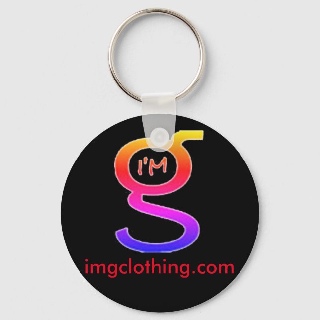 Llavero Colorido soy G Keychain (Anverso)