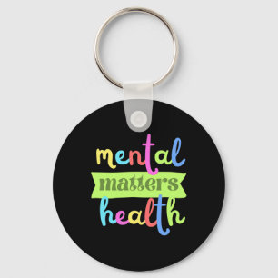 Llavero Coloridos Problemas De Salud Mental Vintage