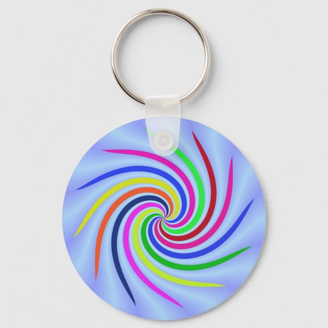 Llavero Coloridos Swirls (Anverso)