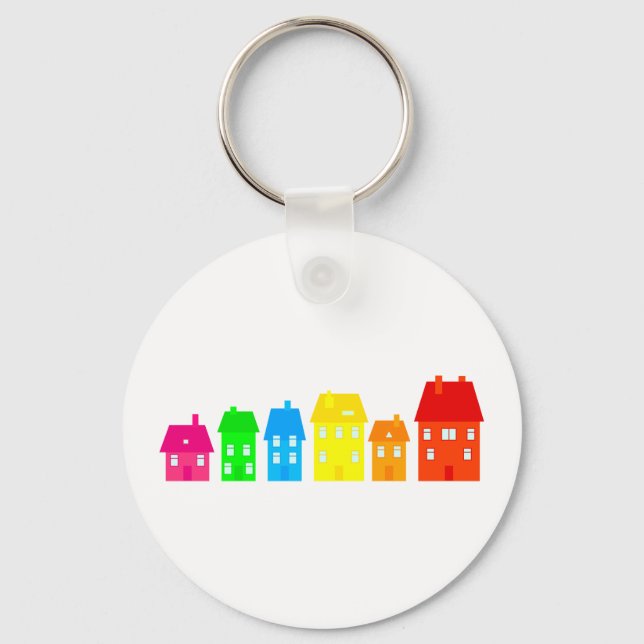 Llavero Colourful Town (Anverso)