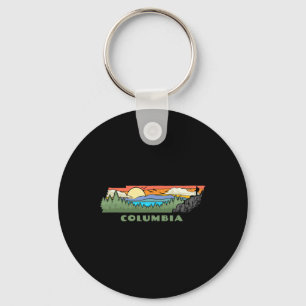 Llavero Columbia Tennessee Naturaleza Senderismo Retro Ext