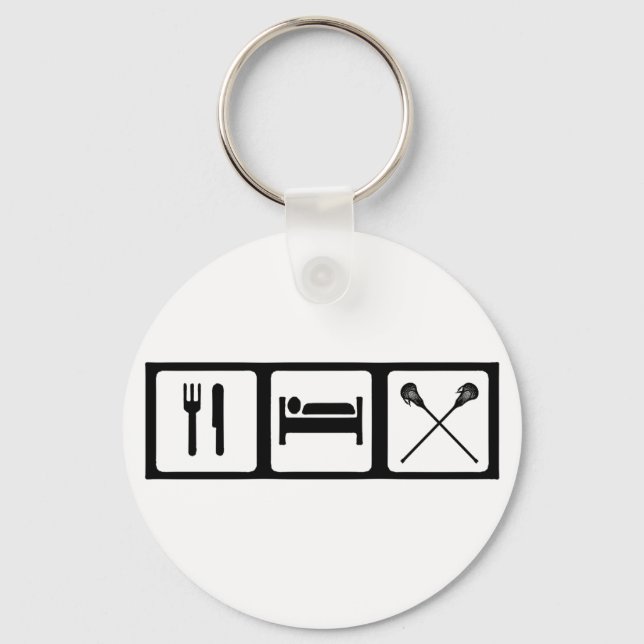 Llavero Coma, Duerme, Lacrosse (Anverso)