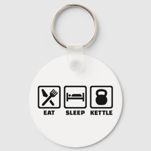 Llavero Coma el sueño Kettlebell