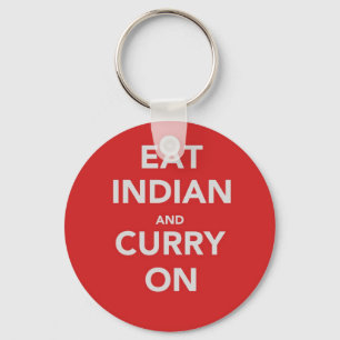 Llavero Coma indio y sigue el curry