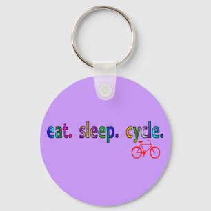 Llavero coma los regalos del jinete de la bicicleta del
