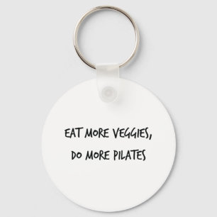 Llavero Coma más Veggies hacen a más vegano del