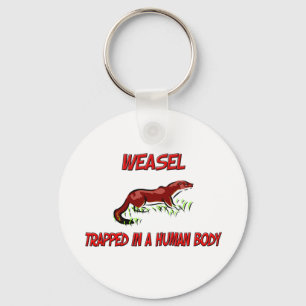 Llavero Comadreja atrapada en un cuerpo humano