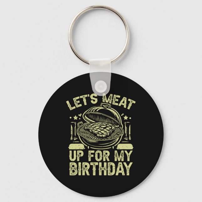 Llavero Comamos por mi Fiesta de cumpleaños (Anverso)