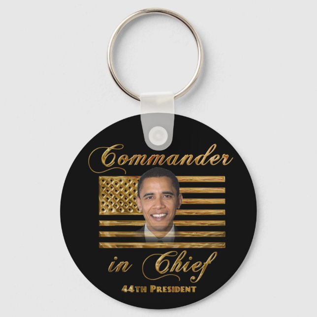 Llavero Comandante en Jefe, Barack Obama (Anverso)