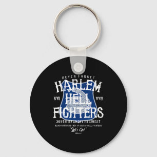 Llavero Combatientes de Harlem Vintage Historia Militar Ne