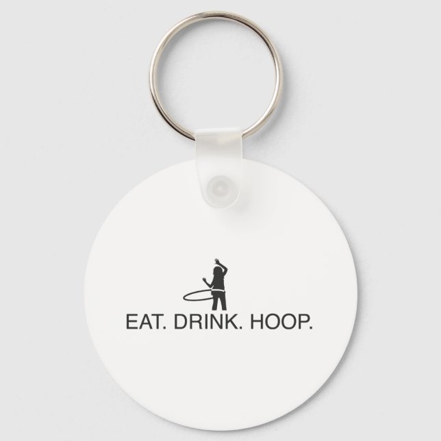 Llavero Come. Beba. Hoop (Anverso)