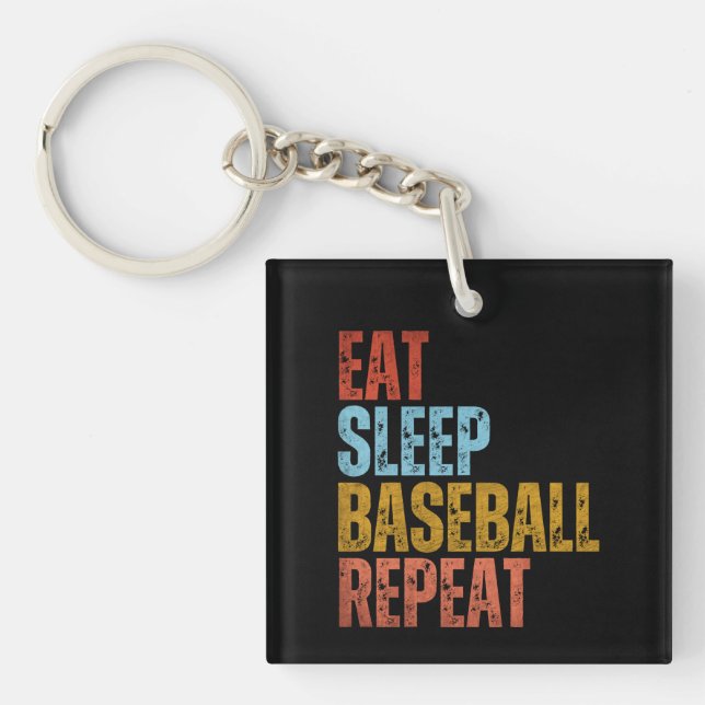LLAVERO COME BÉISBOL DORMIR REPITE (Frente)